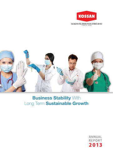 Thumbnail Kossan Rubber Industries Annual Report 2013