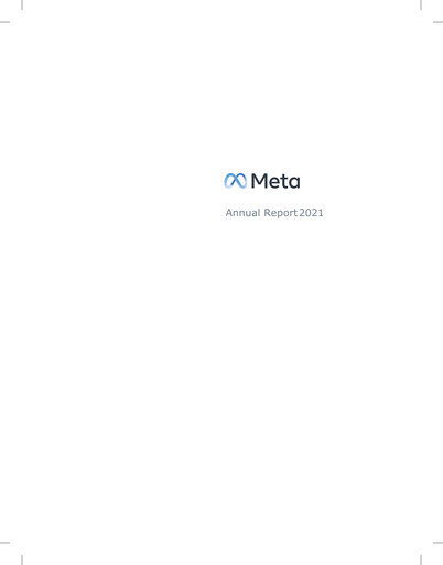 Thumbnail Meta Platforms (Facebook) Annual Report 2021