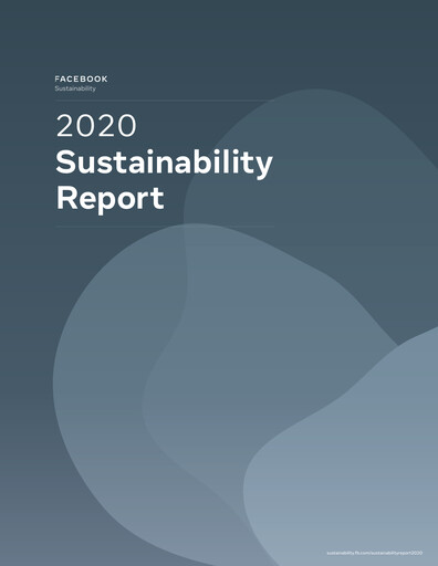 Thumbnail Meta Platforms (Facebook) Sustainability Report 2020