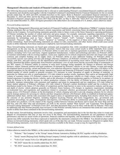 Miniature Polestar Rapport semestriel 2025-h1