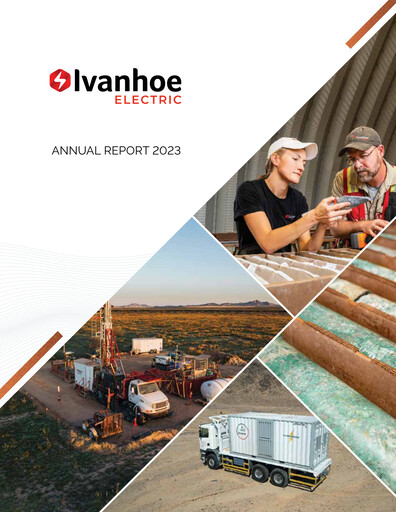 Thumbnail Ivanhoe Electric Annual Report 2023