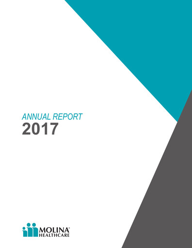 Miniature Molina Healthcare
 Rapport annuel 2017