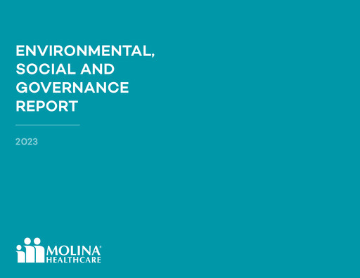 Miniature Molina Healthcare
 Rapport ESG 2023