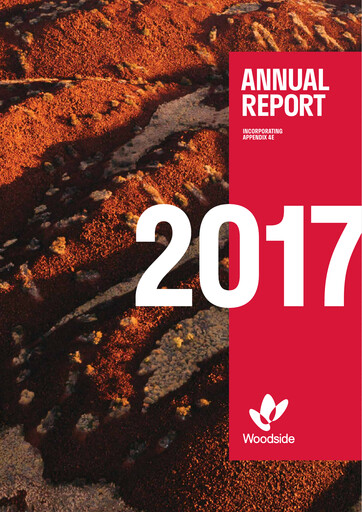 Thumbnail Woodside Energy Annual Report 2017