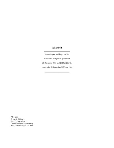 Thumbnail Alvotech Annual Report 2025