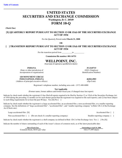 Thumbnail Elevance Health Quarterly Report 2008-q1