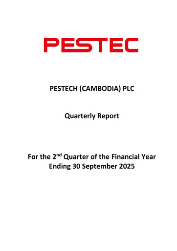 Thumbnail Pestech Cambodia Quarterly Report 2025-q2