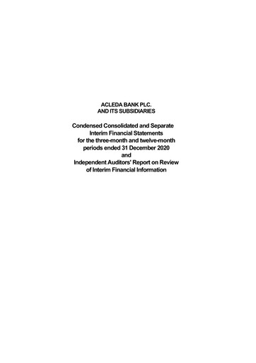 Thumbnail ACLEDA Bank Financial Statement 2020
