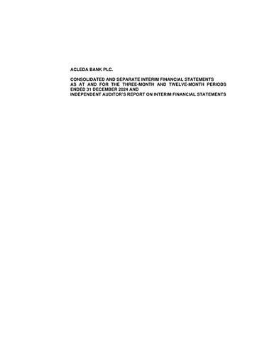 Thumbnail ACLEDA Bank Financial Statement 2024