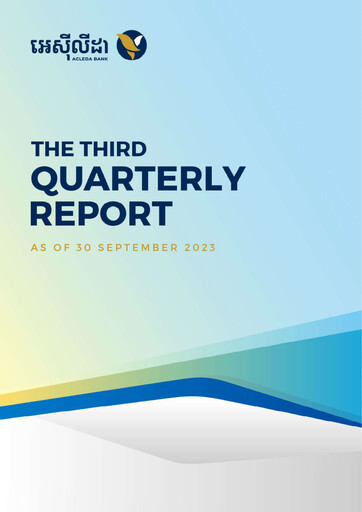 Thumbnail ACLEDA Bank Quarterly Report 2023-q3