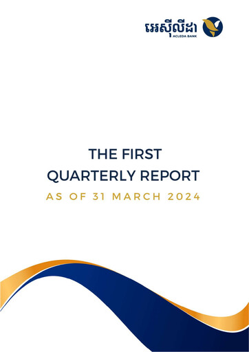 Thumbnail ACLEDA Bank Quarterly Report 2024-q1