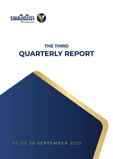 Thumbnail ACLEDA Bank Quarterly Report 2025-q3