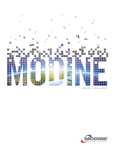 Thumbnail Modine Manufacturing
 Annual Report 2016-2017