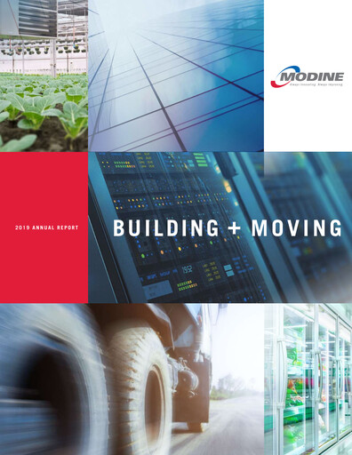 Thumbnail Modine Manufacturing
 Annual Report 2018-2019