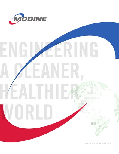 Thumbnail Modine Manufacturing
 Annual Report 2021-2022