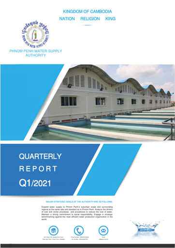 Thumbnail Phnom Penh Water Supply Authority Quarterly Report 2021-q1