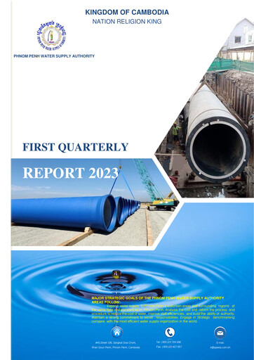 Thumbnail Phnom Penh Water Supply Authority Quarterly Report 2023-q1