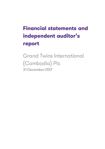 Thumbnail Grand Twins International Cambodia Financial Report 2017
