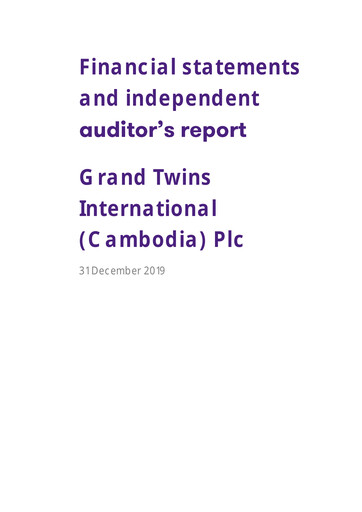 Thumbnail Grand Twins International Cambodia Financial Report 2019