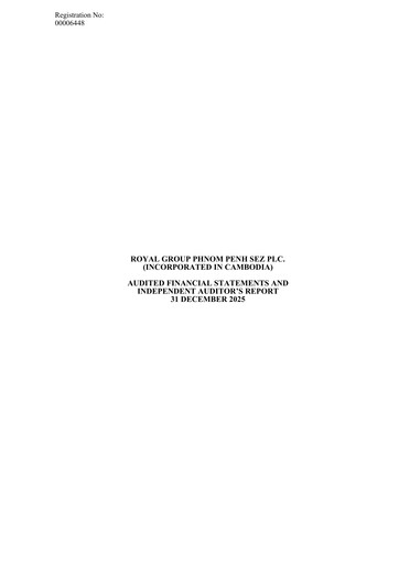 Thumbnail Phnom Penh SEZ Financial Statement 2025