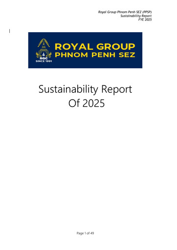 Thumbnail Phnom Penh SEZ Sustainability Report 2025