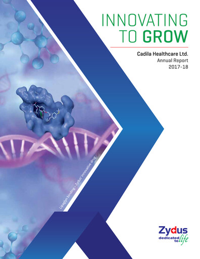 Thumbnail Zydus Lifesciences Annual Report 2017-2018