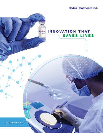 Thumbnail Zydus Lifesciences Annual Report 2020-2021