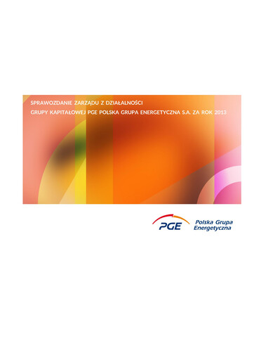 Thumbnail PGE Polska Financial Report 2013