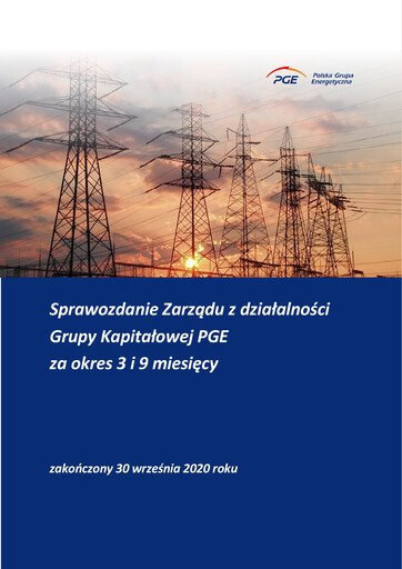Thumbnail PGE Polska Financial Report 2020-9m
