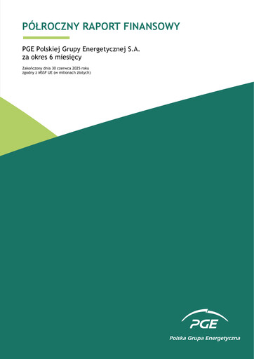 Thumbnail PGE Polska Financial Report 2025-h1