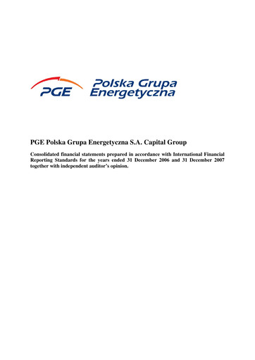 Thumbnail PGE Polska Financial Statement 2007