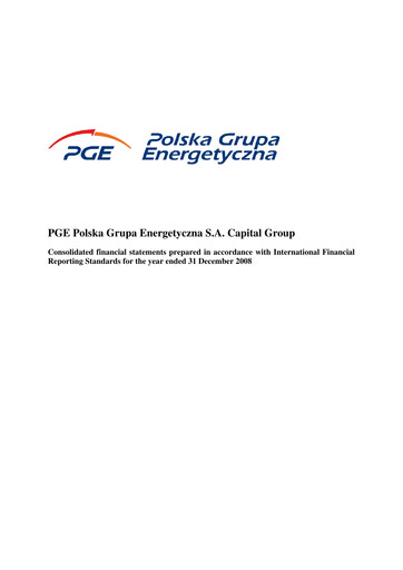 Thumbnail PGE Polska Financial Statement 2008