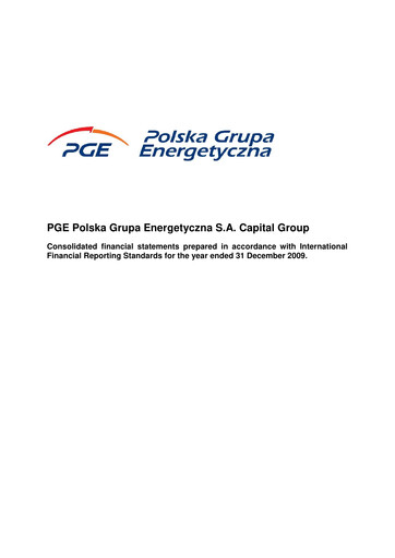 Thumbnail PGE Polska Financial Statement 2009