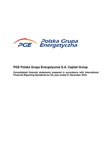 Thumbnail PGE Polska Financial Statement 2010