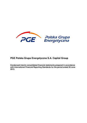 Thumbnail PGE Polska Financial Statement 2013-h1
