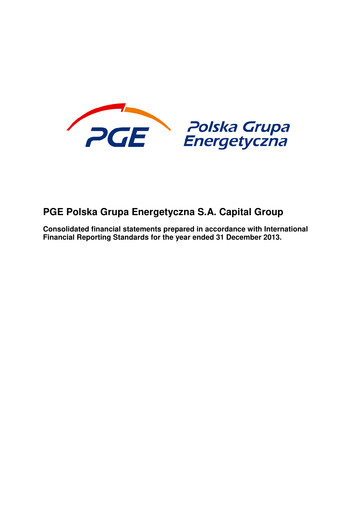 Thumbnail PGE Polska Financial Statement 2013
