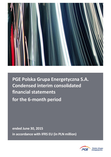 Thumbnail PGE Polska Financial Statement 2015-h1
