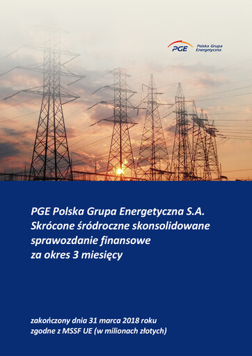 Thumbnail PGE Polska Financial Statement 2018-q1