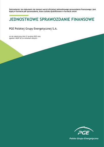 Thumbnail PGE Polska Financial Statement 2025