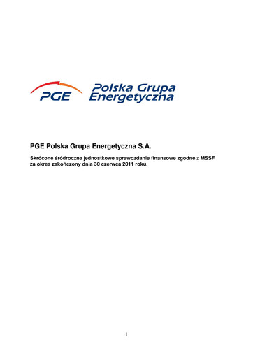 Thumbnail PGE Polska Half-year Report 2011-h1