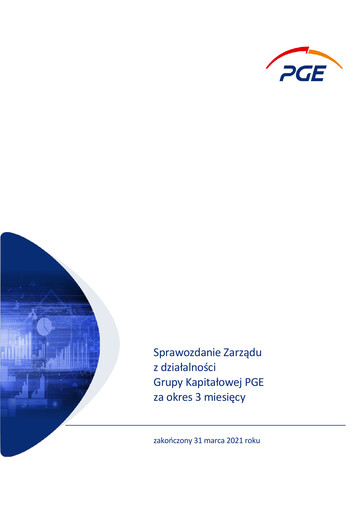 Thumbnail PGE Polska Quarterly Report 2021-q1