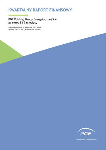 Thumbnail PGE Polska Quarterly Report 2021-q3
