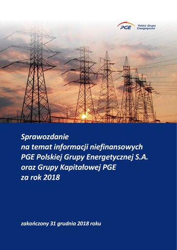 Thumbnail PGE Polska Sustainability Report 2018