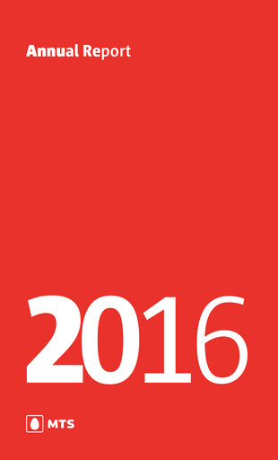 Thumbnail Mobile TeleSystems Annual Report 2016
