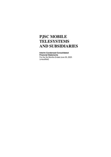 Thumbnail Mobile TeleSystems Financial Statement 2025-h1