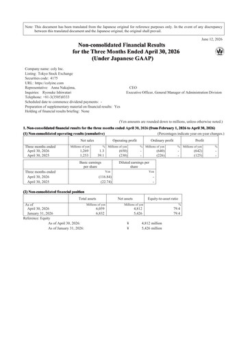 Thumbnail coly Quarterly Report fy2026-q1