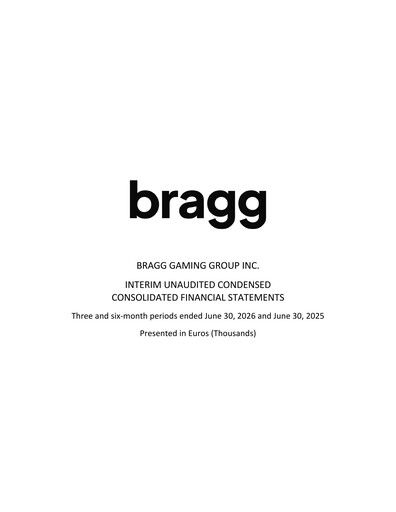 Thumbnail Bragg Gaming Group Quarterly Report 2026-q2