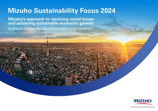 Thumbnail Mizuho Financial Group
 Sustainability Report 2024