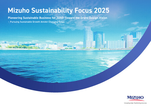 Thumbnail Mizuho Financial Group
 Sustainability Report 2025