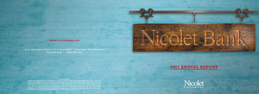 Thumbnail Nicolet Bankshares Annual Report 2021